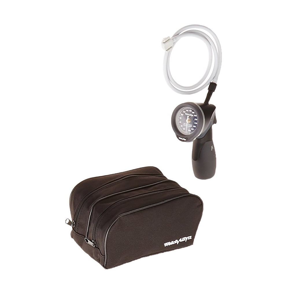 Welch Allyn 5098-30 DS66 Trigger Aneroid with Four-Cuff Kit & Zipper Case