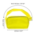 thumbnail image 2 of Unique Bargains 1 Pc Solid Color Running Waist Pack for Hiking Gym Yellow Nylon, 2 of 4