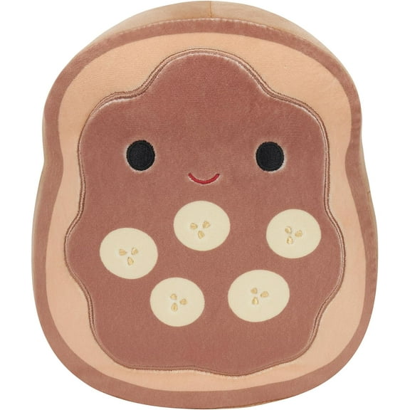 Squishmallows Original 8-Inch Danilo Chocolate Banana Toast - Official Jazwares Plush