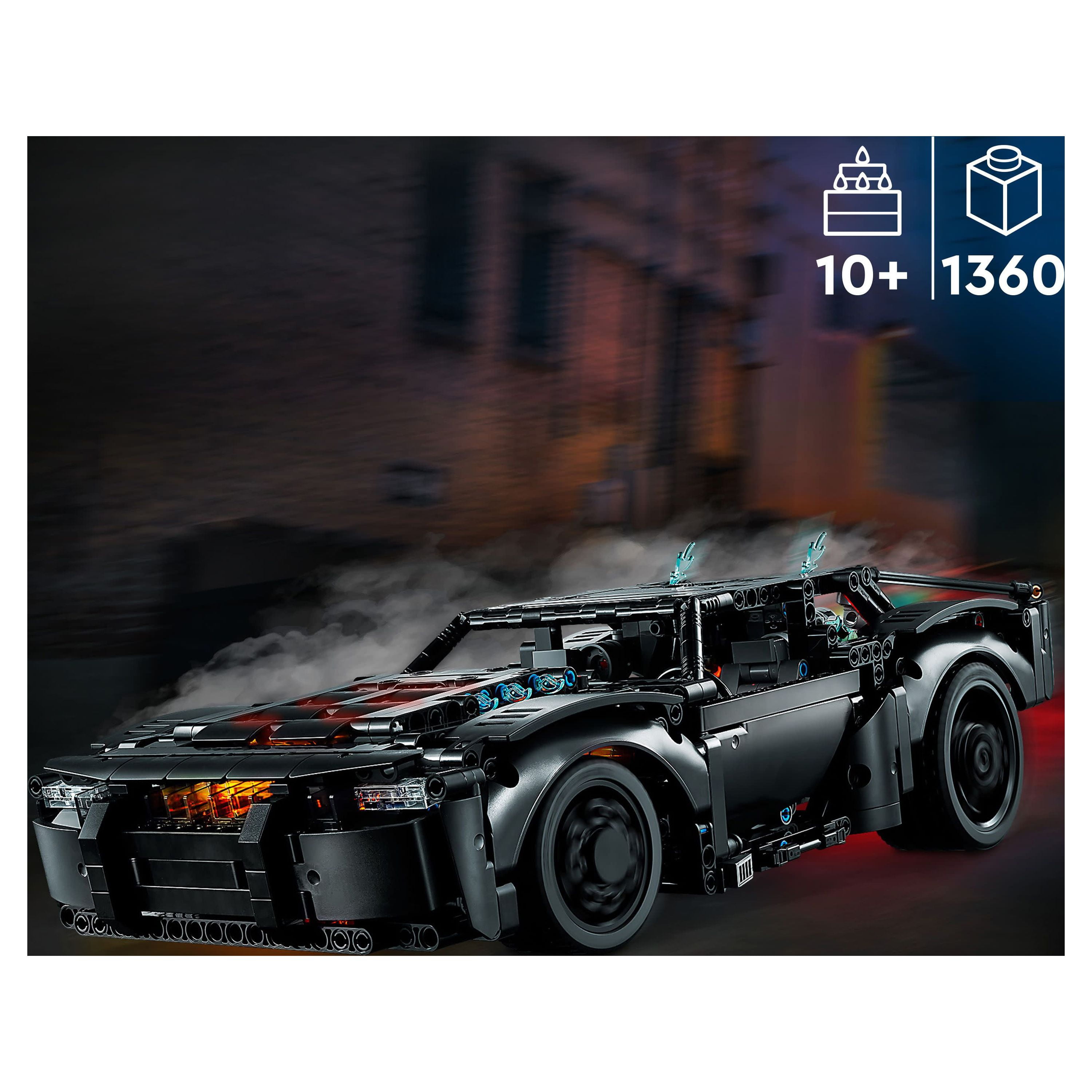 LEGO Technic THE BATMAN – BATMOBILE 42127 Model Car Building Toy, 2022  Movie Set, Superhero Gifts for Kids and Teen Fans with Light Bricks 