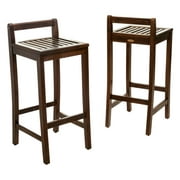 Wooden Bar Stool Set of 2 by Best Selling Home Decor Furniture LLC