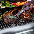 thumbnail image 5 of Nexgrill Meat Thermometer Digital, Instant Read Meat Thermometer with Backlight & Stainless Steel Probe, Food Thermometer for Kitchen Cooking, Outdoor Grilling, BBQ – 660-0004B, 5 of 7