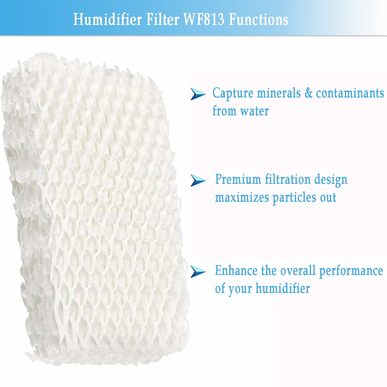 AMI PARTS WF813 Humidifier Replacement Wick Filter for Pro-Care AC813 PCWF813 WF813 RCM-832
