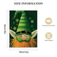 thumbnail image 2 of Nawypu  Irish Gnomes - St. Patrick’s Day Linen Paper Wall Art  - Artisms -, 2 of 5