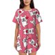 thumbnail image 1 of Balery French Bulldog Conjunto de Pijama para Mujer con Estampado, Dos Piezas de Manga Corta y Shorts, Ropa de Dormir Suave con Cuello Redondo y Bolsillos-Small, 1 of 6