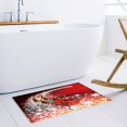 thumbnail image 3 of Christmas Floor Mat, Christmas Decoration Rug, Bath Mat Santa Claus Rug, Non-Slip Door Mat Christmas Pattern, Non-Slip Floor Covering Christmas Print, 3 of 5