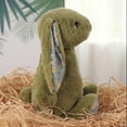 thumbnail image 6 of Kiewfjdk Bunny Easter Stuffed Animal Blossom Dark Green 10"– Soft Easter Bunny Plush Toys Long Ears, Cuddly Rabbit Plushies for Kids Adults Age 3+, Perfect Birthday & Easter Gifts, 6 of 9