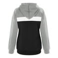 thumbnail image 3 of Womens Hooded Print Long-Sleeve Sweatshirt Casual Blouse Pullover Tops, 3 of 6