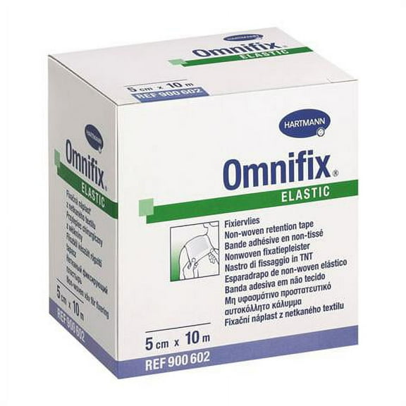 Omnifix Elastic Dressing Retention Tape with Liner Skin Friendly Nonwoven 4 Inch X 11 Yard White NonSterile, 1 EA - 900603