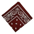 thumbnail image 3 of BELOVING Bandana Fantaisie pour Femmes à Imprimé Cachemire, Foulard pour la Tête, le Cou, le Poignet, Foulard Rouge, 3 of 6