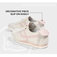 thumbnail image 6 of LUCKY STEP Retro Thin Sole Fashion Sneakers Lightweight Casual Shoes,Beige&Pink,Womens, 6 of 10