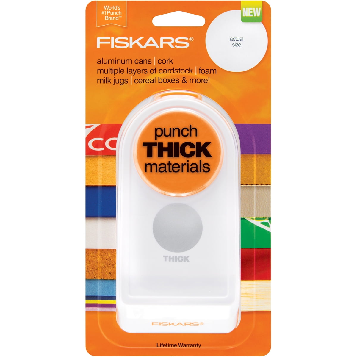 FISKARS Thick Punch Circle 1.5 ThickPunch Cerchio 1,5 Confezione da 1 