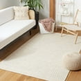 thumbnail image 2 of SAFAVIEH Martha Stewart Blanca Solid Area Rug, Ivory/Grey, 5' x 8', 2 of 11