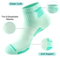 thumbnail image 2 of LOOIKOOS 12 Pairs Womens Ankle Socks, Thin Breathable Mini Crew Socks for Women Athletic Sport Running Cycling Casual Socks, 2 of 6