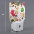 thumbnail image 2 of Rocae Christmas Gingerbread Cookies for 0.5W Plug in Night Light, Dusk to Dawn, Bright Nightlight Auto-On/Off-EU, 2 of 7