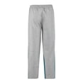 thumbnail image 5 of Zszcpp High Waisted Pants Men'S Long Latest Color Matching Side Breasted Straight Stylish Button Lounge Trousers Casual Trouser, 5 of 5