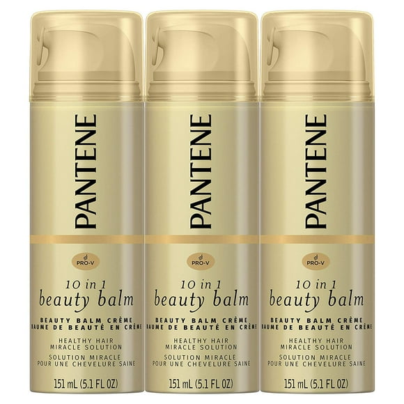 Pantene, Bálsamo de Belleza, Suavidad, Fuerza y Brillo, Pro-V, 150 ml (Paquete de 3)