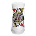 thumbnail image 3 of Queen of Hearts Playing Card Sleeveless U-Neck Fake Two Piece Dress summer dress women summer dresses, 3 of 6