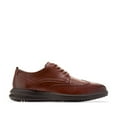 thumbnail image 2 of Cole Haan Grand+ Wingtip Men's Leather Oxford Shoes Color: British Tan Ivory Size: 11, 2 of 5