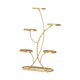 thumbnail image 2 of Soporte para flores, estante para plantas, soporte para macetas para decoración de sala de estar y estudio Dorado, 2 of 8