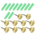 thumbnail image 1 of WEUVEB 10Ud Tornillos Dorados Decorativos Para Y Señalización En Supermercados Y Negocios, 1 of 8