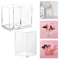 thumbnail image 4 of Make Up Organizer Plastic Makeup Brush Pot Storage Acrylic For Cosmetics Holder, 4 of 6