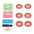 thumbnail image 1 of Watch Rear Glass Adhesive, Installation Kit 6PCS Perfect Fit Watch Back Cover Tape  For Self Repairing, 1 of 8
