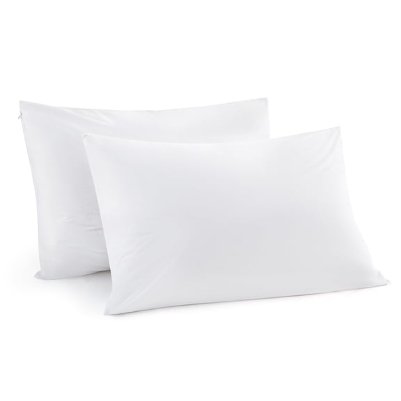 Bed Bug Pillow Protectors,Waterproof Hypoallergenic Covers,Zippered Pillow Cases (Standard-20"x26"-Set of 2)