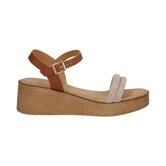 Sandalia Mujer Vosse Casual Tacon Comodas cafe 23