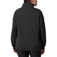 thumbnail image 2 of Mondetta Ladies' Fleece Full-Zip Jacket, Black, Medium, 2 of 2
