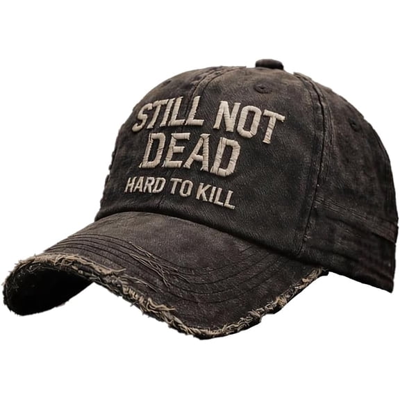 Still Not Dead Cap Retron Hat Funny Saying Humorous Baseball Caps