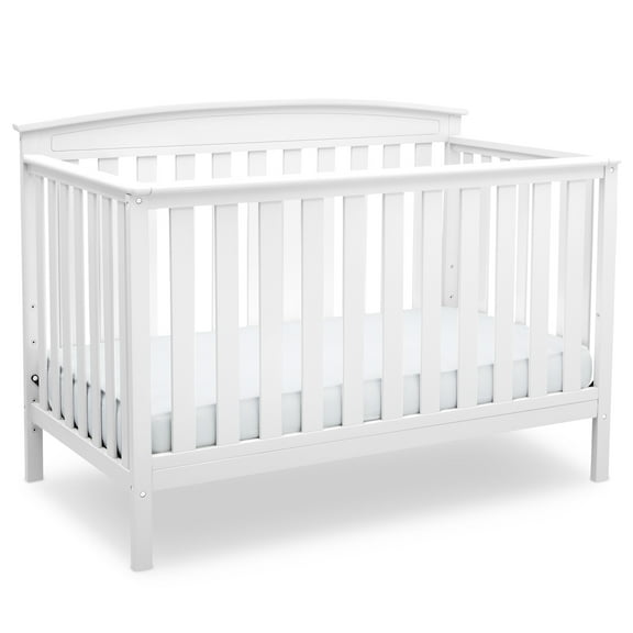 Delta Children Gateway 4-in-1 Convertible Baby Crib, White