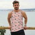 thumbnail image 6 of Yiaed French Bulldog 1 Print Mens Compression Shirt Slimming Body Shaper Vest Workout Tank Tops Abs Abdomen Undershirts-Large, 6 of 7
