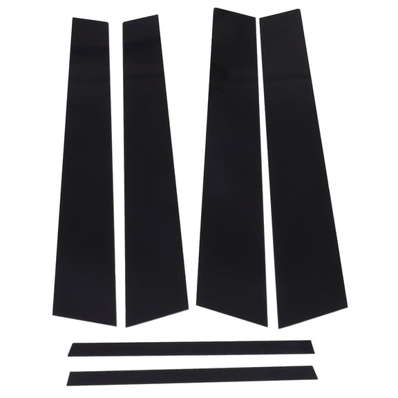CCIYU Vehicle Window Pillar Post Trim Compatible for Honda Civic 1.3L,for Honda Civic 1.8L,for Honda Civic 2.0L Door Trim Piano Pillar Post 6PCS Black