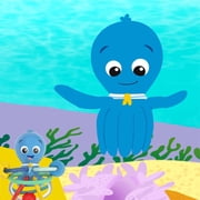 Baby Einstein Ocean Explorers Opus’s Shake & Soothe Teether Toy & Rattle, Multicolor, Ages Infants 0 + Months