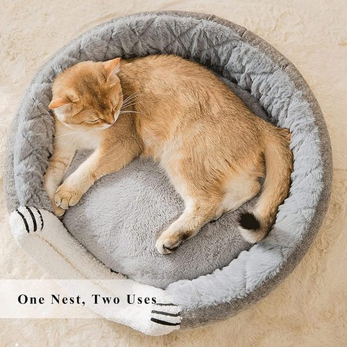 ShadeMart Cat Tent for Indoor Cats, Portable Pet Bed with Removable Cushion & Blanket for Small to Medium Pets