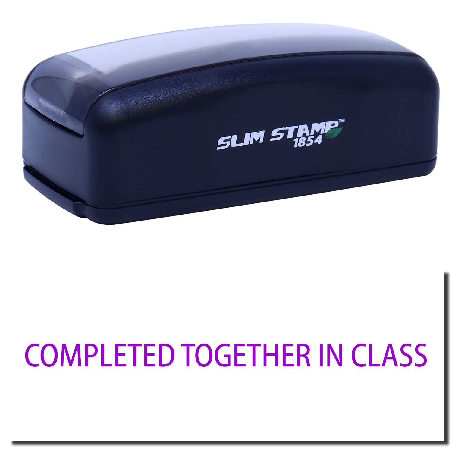 Large Pre-Inked Completed Together In Class Stamp, Slim 1854, Ultra ...