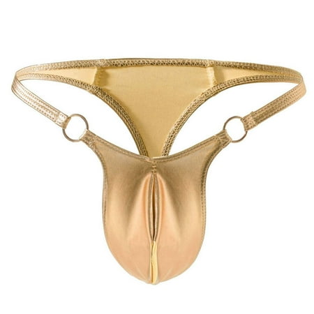 Yuhangmm Men s Solid Color Sexy Underwear Ring Hollow Underwear Thong Lingerie Chemise for Women