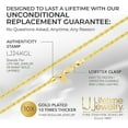 thumbnail image 5 of LIFETIME JEWELRY 3mm Rope Chain Necklace 24k Real Gold Plated-Women and Men (18 mm), 5 of 6
