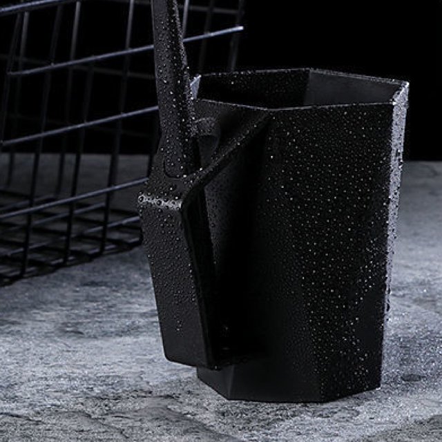 Vaso Geométrico Para Cepillo De Dientes De 400ml, Vasos De Plástico Portátiles Con Rombos Para Parejas, Elegante Vaso Para Beber Con Amplia Apertura Para Viajes En Casa