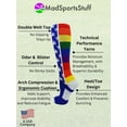 thumbnail image 2 of Rainbow Pride OTC Socks (Multi, Large), 2 of 2