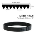 thumbnail image 2 of Unique Bargains 130J8 PJ V-Ribbed Belt, EPDM Industrial Transmission Serpentine Belt, 2 Packs, 2 of 5