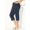 thumbnail image 3 of Catherines Women's Plus Size Petite Everyday Capri With Sparkle Hem, 3 of 6