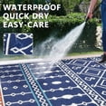 thumbnail image 5 of Outdoor Rug, 8x10FT/9x12 FT/9x18 FT Reversible Plastic Camping Rugs, Large Waterproof Floor Mat and Rug for Outdoors, Outside Carpet for Rv, Deck, Camper, Picnic, 5 of 5