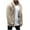 Beige, variant on Mens Fleece Jacket Fuzzy Sherpa Thermal Jackets Teddy Fleece Hoodie Fall Winter Coat Windbreak Sweatshirt Warm Sports Cardigan, Plush Casual Hooded Coats Size S-3xl