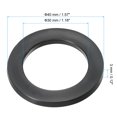 thumbnail image 2 of Arandela plana de caucho Uxcell M30 30mm ID 40mm OD 3mm de grosor, anillo de sellado, negro, paquete de 20, 2 of 6