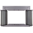 thumbnail image 5 of Clairmont Large Skyline Nickel Fireplace Doors, 5 of 10