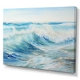 thumbnail image 2 of Designart "Liquid Art Of Oceanic Charm III" Ocean Canvas Wall Art, 2 of 7