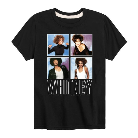 Whitney Houston - Whitney Grid - Toddler And Youth Short Sleeve Graphic T-Shirt