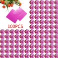 thumbnail image 1 of Youkk 100pcs Square Aluminum Foil Wrappers Colorful Package for Sweets Candy Chocolate Lollipops, 1 of 1